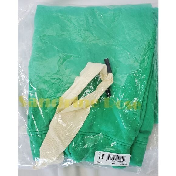 Sandrine Rose Green Oversized Drawstring Jogger Sweatpants W/ Side Pockets Sz: M - Picture 6 of 7